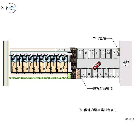 ★手数料０円★磐田市福田　月極駐車場（LP）